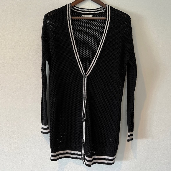 American Eagle Outfitters Sweaters - American Eagle Button Front Open Knit Duster Cardigan